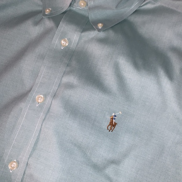 Ralph Lauren Classic Fit Easy Care Size 16 Button Down Shirt - Picture 16 of 16